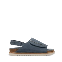 Taos Footwear Cork Support Sandals*Abstract Blue Suede