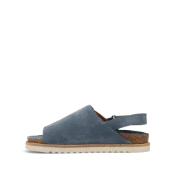 Taos Footwear Cork Support Sandals*Abstract Blue Suede