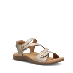 Taos Footwear Soft Support Sandals*Big Time Champagne