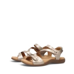 Taos Footwear Soft Support Sandals*Big Time Champagne
