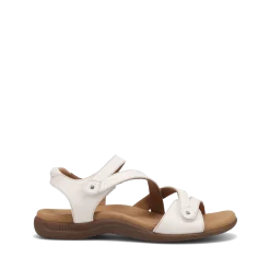 Taos Footwear Soft Support Sandals*Big Time White
