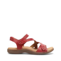 Taos Footwear Soft Support Sandals*Big Time Red