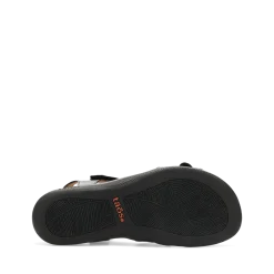 Taos Footwear Soft Support Sandals*Big Time Black Patent