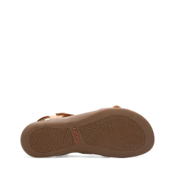 Taos Footwear Soft Support Sandals*Big Time Weave Caramel