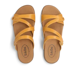 Taos Footwear Soft Support Sandals*Double U Sunflower