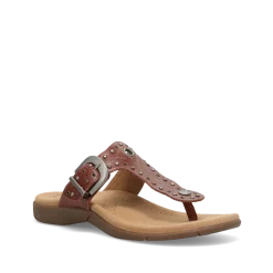 Taos Footwear Soft Support Sandals*Flash Mahogany