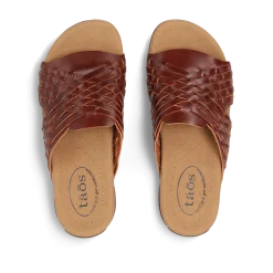 Taos Footwear Soft Support Sandals*Guru Cognac