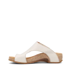 Taos Footwear Cork Support Sandals|Wedge Sandals*Loop Off White