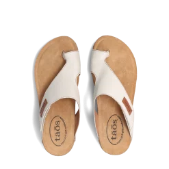 Taos Footwear Cork Support Sandals|Wedge Sandals*Loop Off White