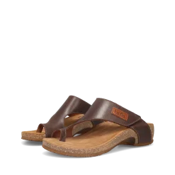 Taos Footwear Cork Support Sandals|Wedge Sandals*Loop Mocha