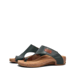 Taos Footwear Cork Support Sandals|Wedge Sandals*Loop Evergreen