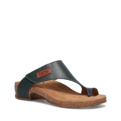 Taos Footwear Cork Support Sandals|Wedge Sandals*Loop Evergreen