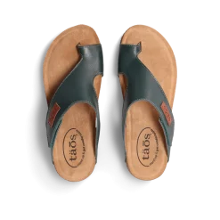 Taos Footwear Cork Support Sandals|Wedge Sandals*Loop Evergreen