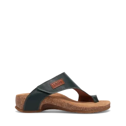Taos Footwear Cork Support Sandals|Wedge Sandals*Loop Evergreen