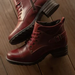 Taos Footwear Boots*Mini Crave Red