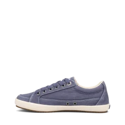 Taos Footwear Canvas|Walking*Moc Star 2 Indigo Distressed