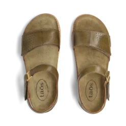Taos Footwear Cork Support Sandals*Modern Avocado