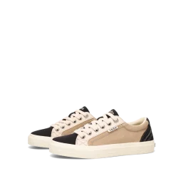 Taos Footwear Canvas|White*Plim Soul Black/Tan Multi