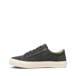 Taos Footwear Canvas|White*Plim Soul Charcoal Wash Canvas