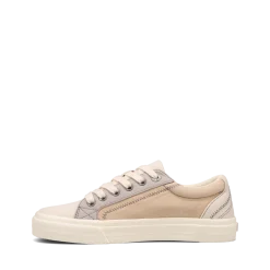 Taos Footwear Canvas|White*Plim Soul Ecru/Tan Multi
