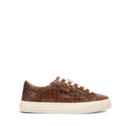 Taos Footwear Walking|White*Plim Soul Lux Brown Croco