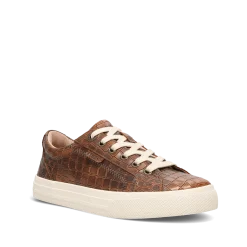 Taos Footwear Walking|White*Plim Soul Lux Brown Croco