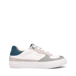 Taos Footwear White|Leather*Pop Soul Grey/Petrol Blue Multi