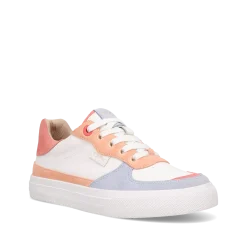 Taos Footwear White|Leather*Pop Soul Peach/Coral Multi
