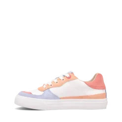 Taos Footwear White|Leather*Pop Soul Peach/Coral Multi