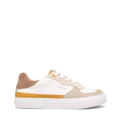 Taos Footwear White|Leather*Pop Soul Sand/Mustard Multi