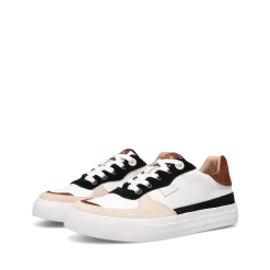 Taos Footwear Walking|White*Pop Soul Black/Brown Multi