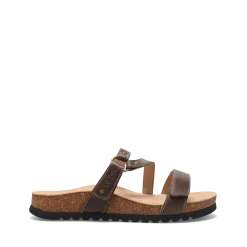 Taos Footwear Cork Support Sandals*Ringslide Mocha
