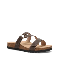 Taos Footwear Cork Support Sandals*Ringslide Mocha