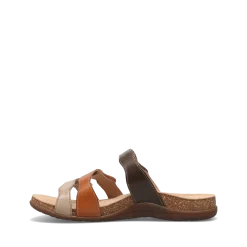 Taos Footwear Cork Support Sandals*Scribble Brown Multi