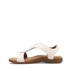 Taos Footwear Soft Support Sandals*Show Stopper White