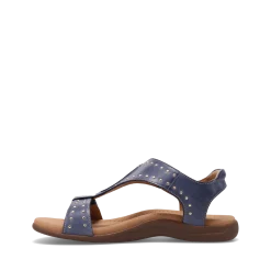 Taos Footwear Soft Support Sandals*Show Stopper Dark Blue