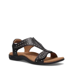 Taos Footwear Soft Support Sandals*Show Stopper Black
