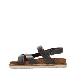 Taos Footwear Cork Support Sandals*Sideways Steel