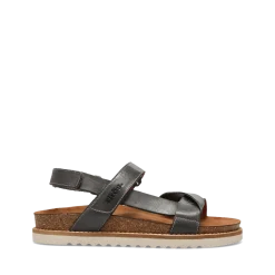 Taos Footwear Cork Support Sandals*Sideways Steel