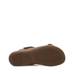 Taos Footwear Soft Support Sandals*Slide Show Cognac