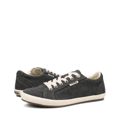 Taos Footwear Canvas|Walking*Star Charcoal Wash Canvas