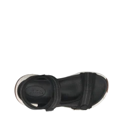 Taos Footwear Active Sandals|Active/Outdoor*Super Side Black Emboss