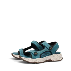 Taos Footwear Active Sandals|Active/Outdoor*Super Side Teal Emboss