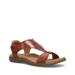 Taos Footwear Soft Support Sandals*The Show Cognac