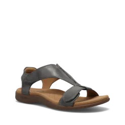 Taos Footwear Soft Support Sandals*The Show Steel