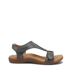Taos Footwear Soft Support Sandals*The Show Steel