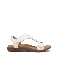 Taos Footwear Soft Support Sandals*The Show White