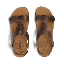 Taos Footwear Soft Support Sandals*The Show Mocha