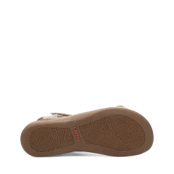 Taos Footwear Soft Support Sandals*The Show Brown Snake