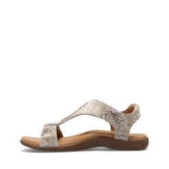 Taos Footwear Soft Support Sandals*The Show Brown Snake
